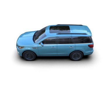 Beyaz arkaplandaki araba