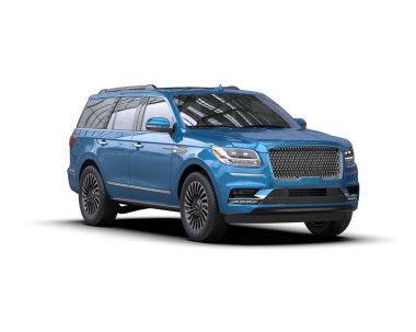 Stüdyo ortamında 3 boyutlu bir kamyonet.