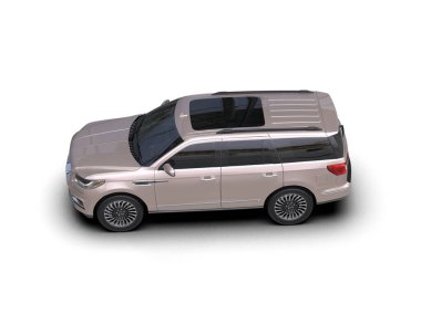 Beyaz arka plan üzerinde izole Suv araba