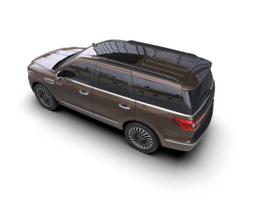 3 boyutlu markalı, daha az genel bir pikap araba.