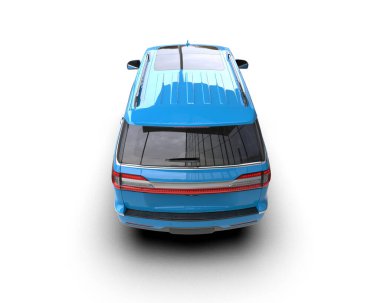 beyaz arka planda modern araba