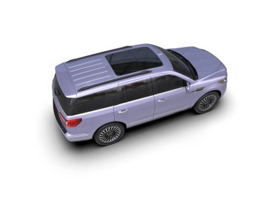 Bir arabanın 3 cg görüntüsü