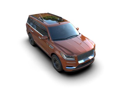 Modern lüks araç hafif bir arka plan üzerinde.