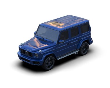 Koyu mavi modern cip. 3d oluşturma