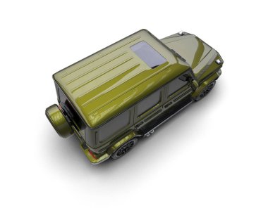 Blender karıştırıcılı 3 boyutlu bir kargo kamyonu.