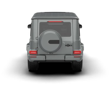 Beyaz arkaplandaki bir cipin 3 boyutlu resmi