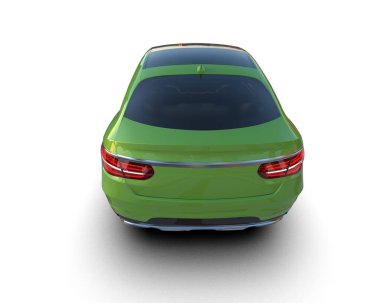 yeşil modern araba - arka plan