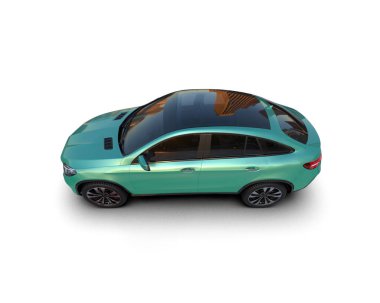 Stüdyoda daha az genel bir konsept arabanın 3 boyutlu çizimi