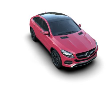 kırmızı lüks spor otomobil