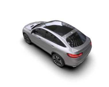 Daha az genel bir konsept arabanın 3 boyutlu çizimi