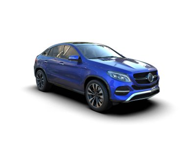 Bir markanın 3 boyutlu görüntülenmesi - daha az genel SUv izole edildi