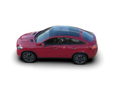 Beyaz arka planda bir araba. yüksek kaliteli fotoğraf