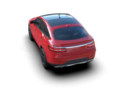 kırmızı lüks SUV