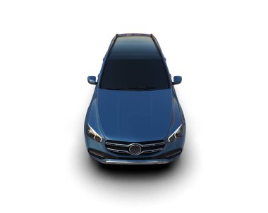 3 boyutlu lüks iş arabası.