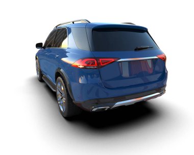 Siyah arka planda modern bir cip. 3d oluşturma