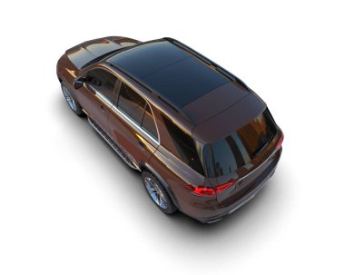 Koyu arkaplanda bir araba.