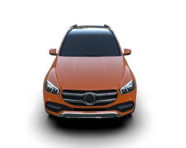 Lüks araba arka planda izole edildi