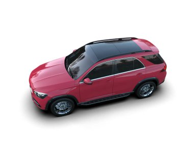 Bir arabanın 3 boyutlu resmi.