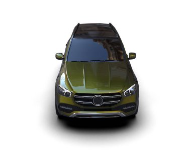 siyah modern lüks araba - 3 boyutlu