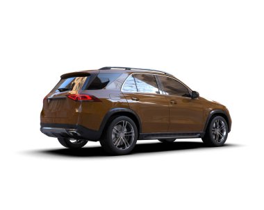 Siyah lüks cip, beyaz arka planda izole edilmiş. 3d oluşturma