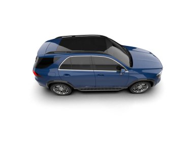 modern lüks araba kırpma yolu ile beyaz arka planda izole