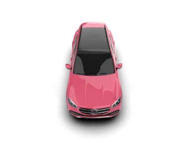 modern lüks pembe araba