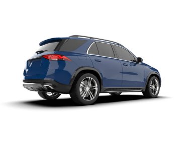 modern kompakt araba beyaz arkaplanda izole edildi.