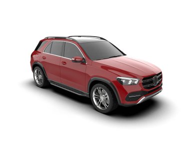kırmızı araba - 3D görüntüleme