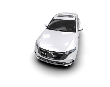 Modern şehir arabası 3D illüstrasyon