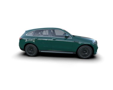 modern lüks araba beyaz arka planda izole edilmiş