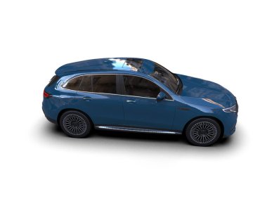 3 boyutlu lüks bir araba.