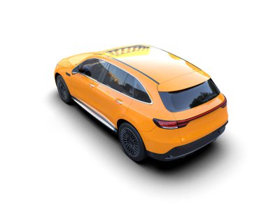 Daha az genel bir konsept arabanın 3 boyutlu çizimi