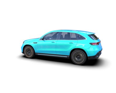 Modern lüks spor araba. 3d oluşturma