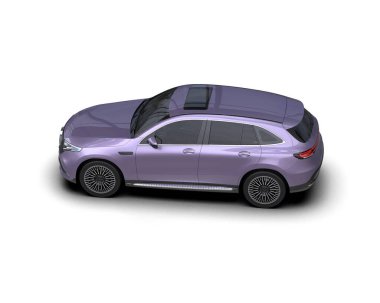 Modern lüks SUV araba. 3d illüstrasyon