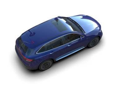 modern lüks araba izole