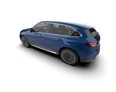 Araba arka planda izole. 3d oluşturma -