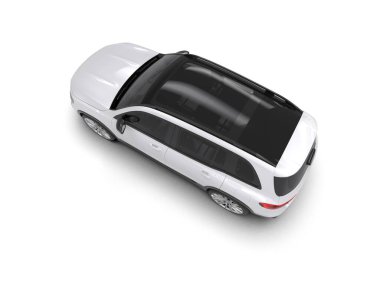 beyaz lüks modern araba - arka plan