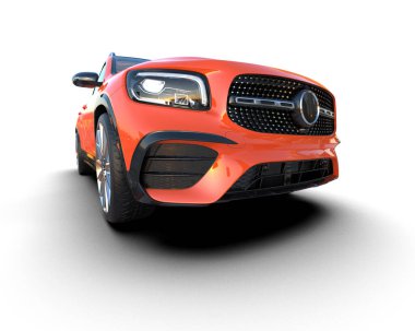 Bir arabanın 3 cg görüntüsü