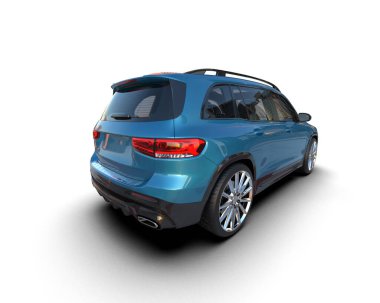 Daha az genel bir konsept arabanın 3 boyutlu çizimi