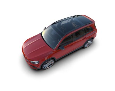 hafif bir arka plan üzerinde modern araç.