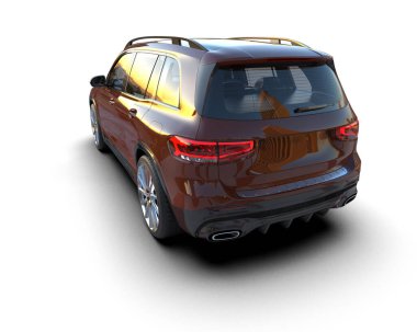 Araba markasının 3 boyutlu yorumlanması - daha az genel bir kavram