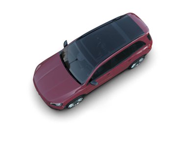 izole kırmızı spor araba