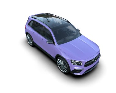 Beyaz arkaplandaki araba