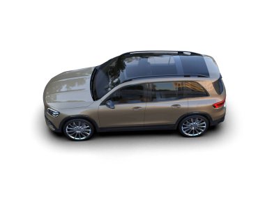 Beyaz arkaplandaki araba