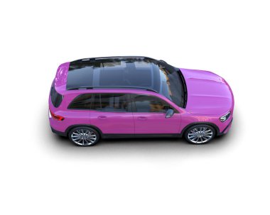 pembe modern kompakt araba