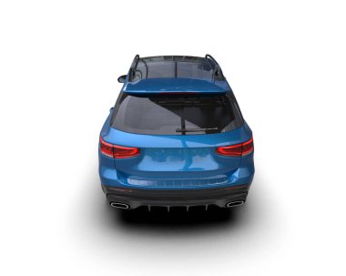 Modern SUV arabası - 3D görüntüleme