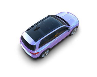 Bir arabanın 3 cg görüntüsü