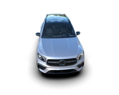 beyaz lüks modern araba