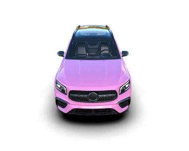 Stüdyo ortamında daha az genel bir konsept arabanın 3 boyutlu çizimi