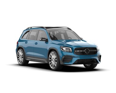 modern lüks araba arka planda 3 boyutlu görüntüleme